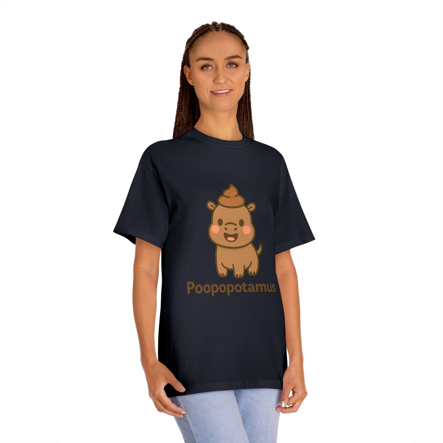 Funny Hippo T-Shirt β Poopopotamus Graphic Tee | Cute Animal Humor Gift POOPOPOTAMUS Tee