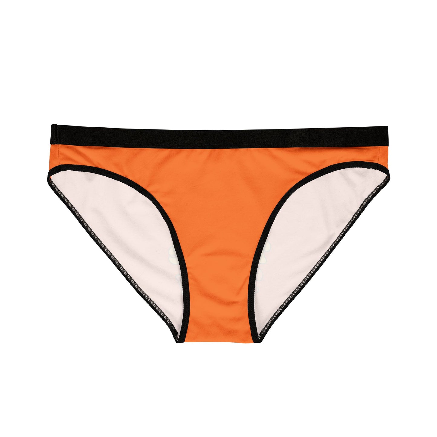 Funny Hippie Underwear – Poop Joke Daisy Panties in Retro Orange | POOPSIE DAISY Panties