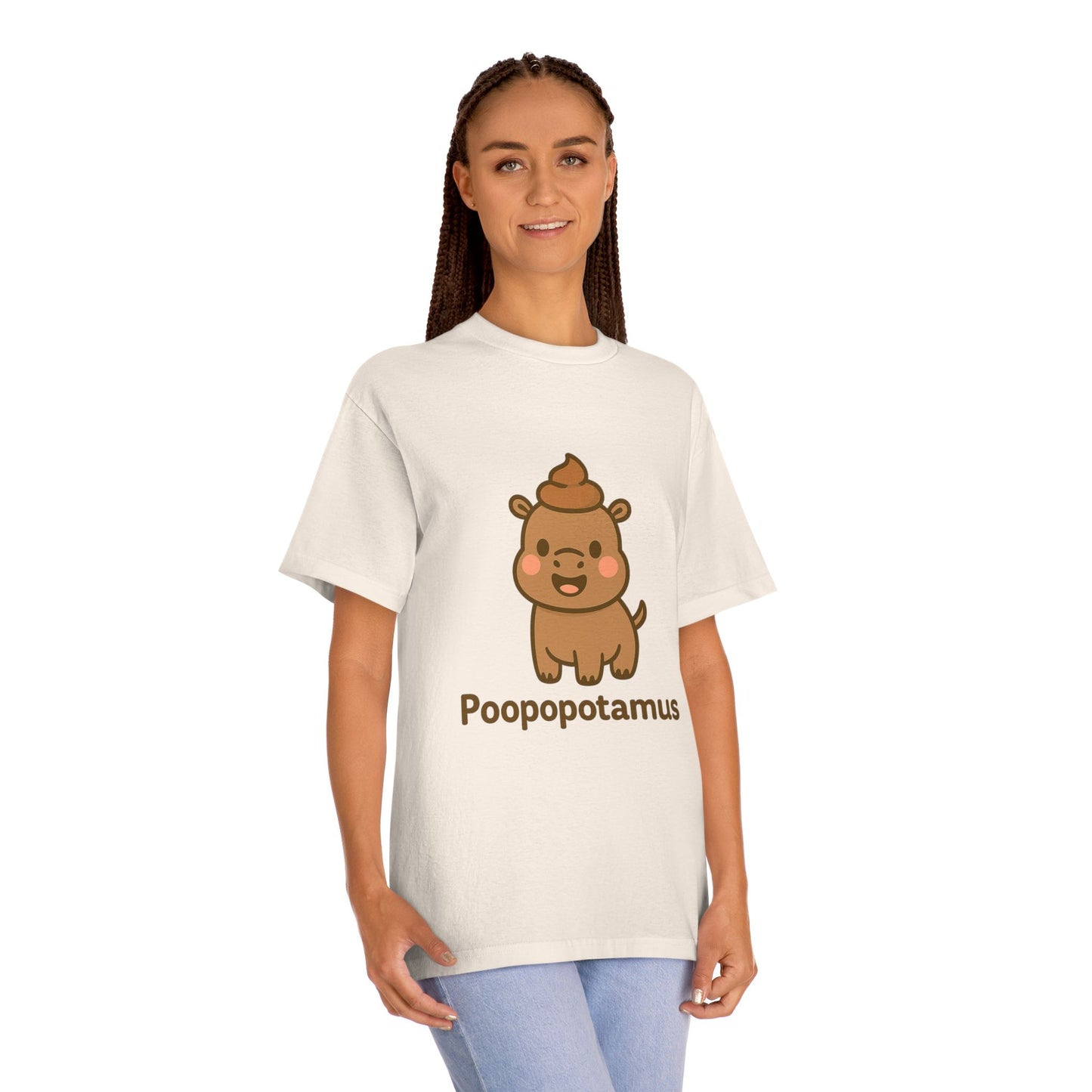 Funny Hippo T-Shirt β Poopopotamus Graphic Tee | Cute Animal Humor Gift POOPOPOTAMUS Tee