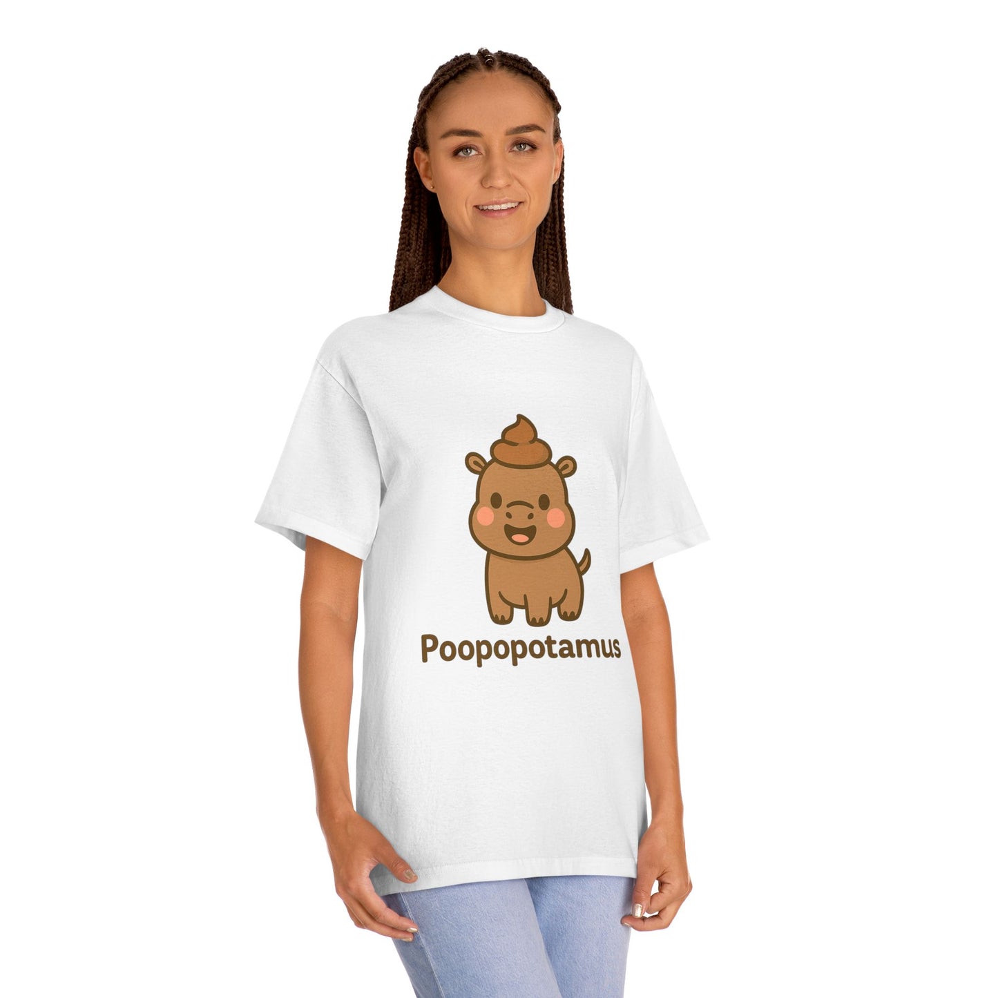 Funny Hippo T-Shirt β Poopopotamus Graphic Tee | Cute Animal Humor Gift POOPOPOTAMUS Tee