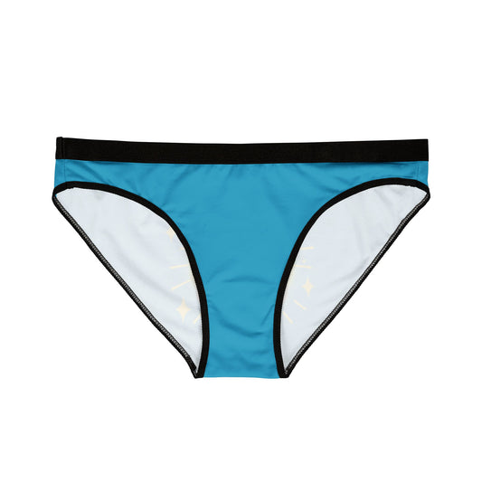 Women's Silly Underwear: Sacred Poop Panties in Turquoise – Collector’s No. 032| Funny Spiritual Underwear for Gut Health & Shadow Work