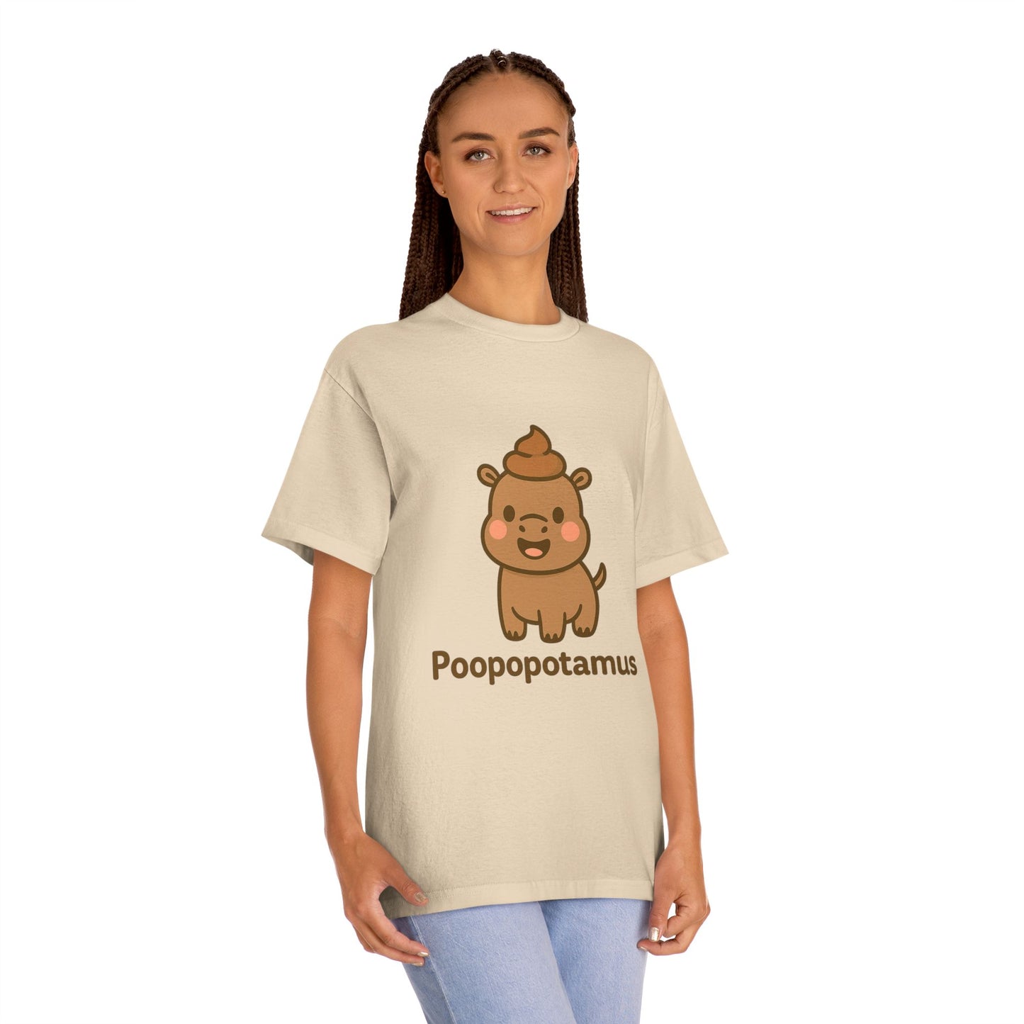 Funny Hippo T-Shirt β Poopopotamus Graphic Tee | Cute Animal Humor Gift POOPOPOTAMUS Tee