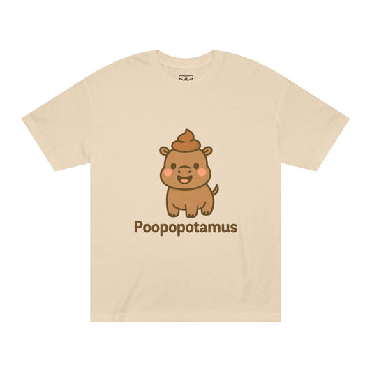Funny Hippo T-Shirt β Poopopotamus Graphic Tee | Cute Animal Humor Gift POOPOPOTAMUS Tee