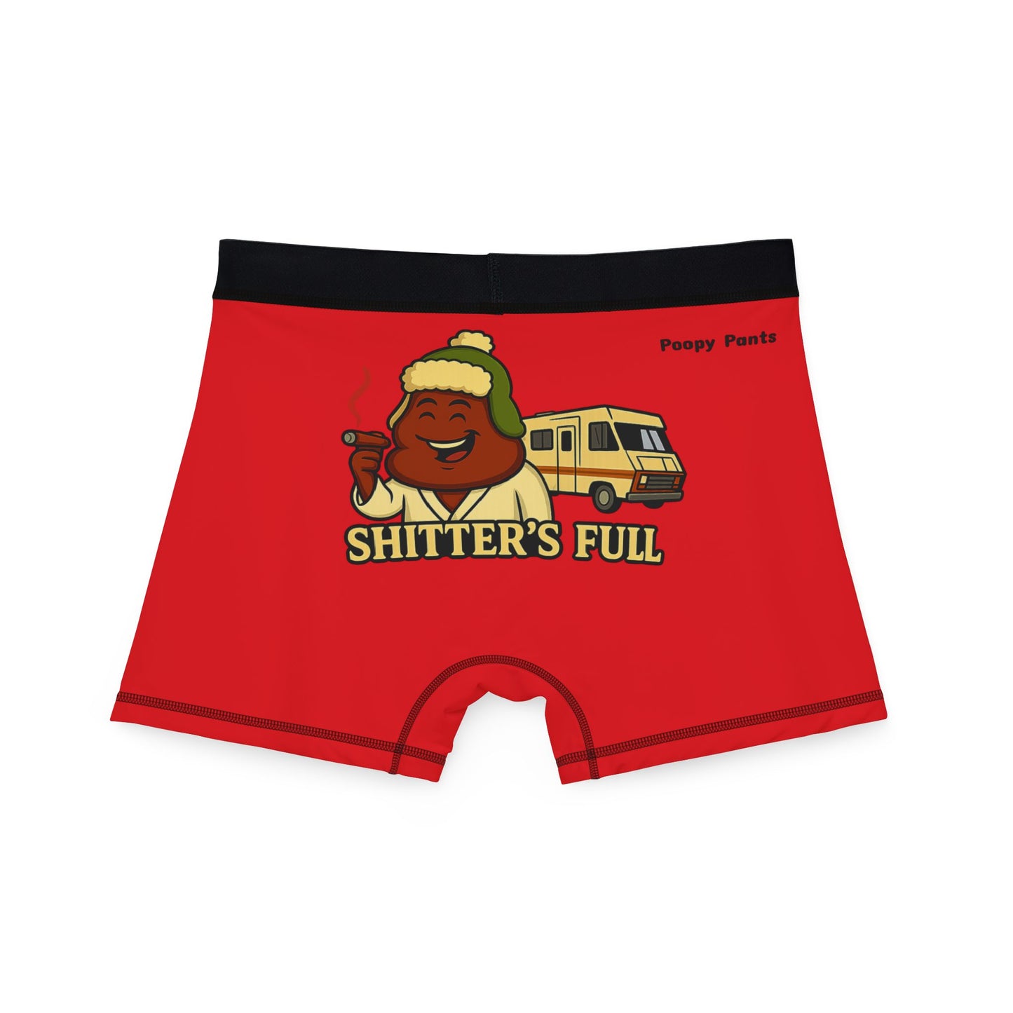 Funny 'Shitter's Full' Novelty Men's Boxers — RV Christmas Vacation Gift