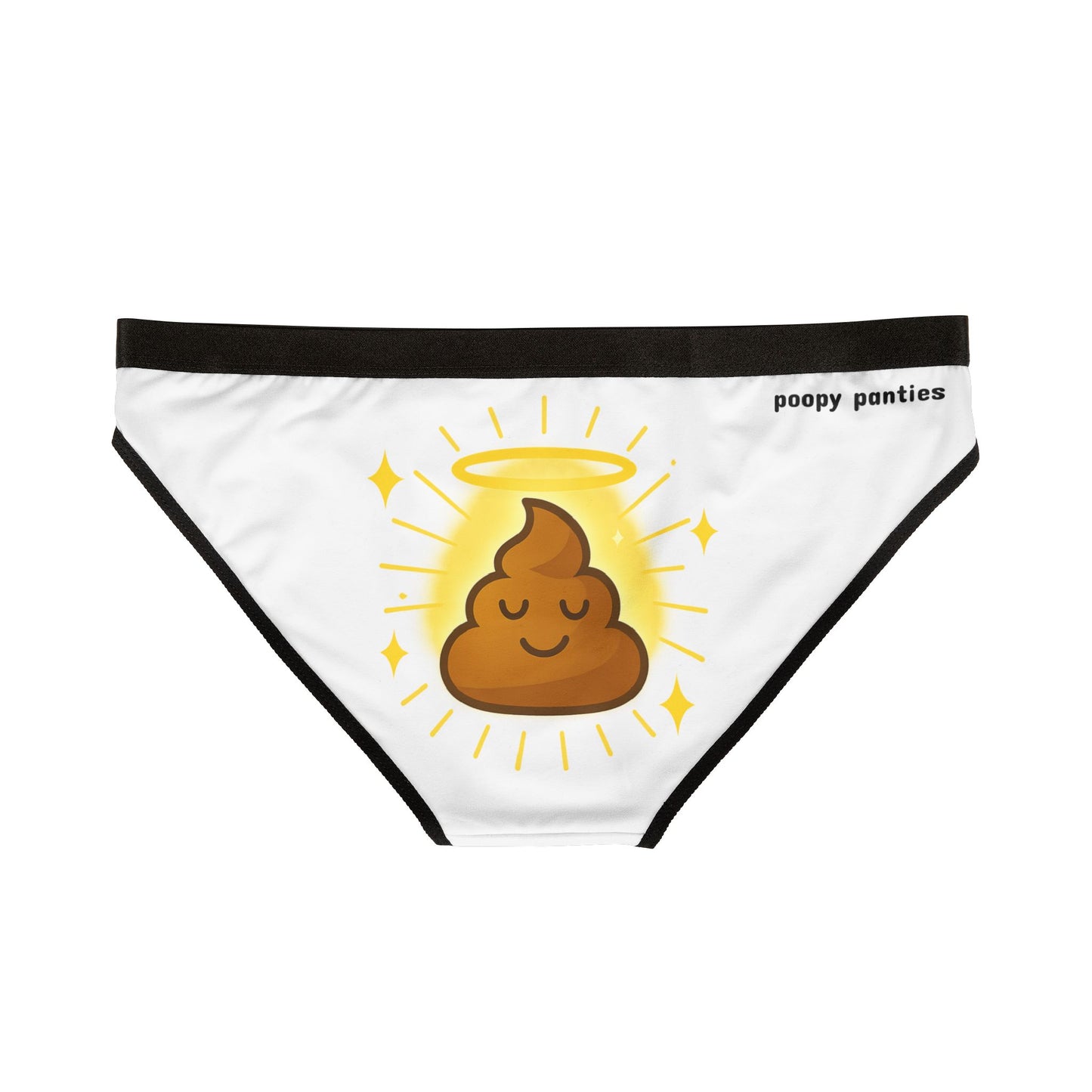 Funny Sacred Underwear for Women – Holy Shit Poop Panties with Spiritual Humor SACRED POOP Panties