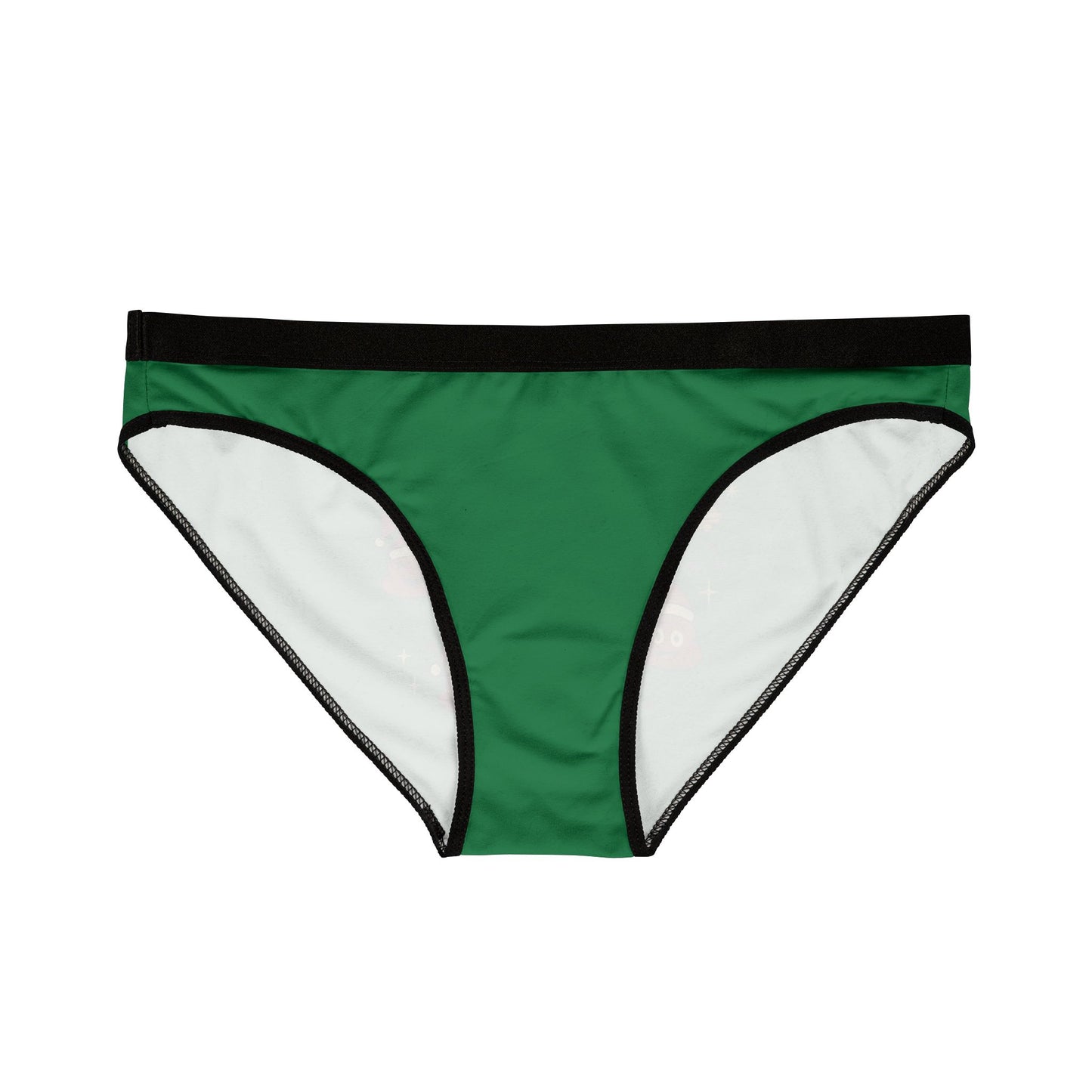 Funny Christmas Poop Emoji Women's Bikini Briefs - "Fa La La La La... La Lalla Poop" Holiday Underwear