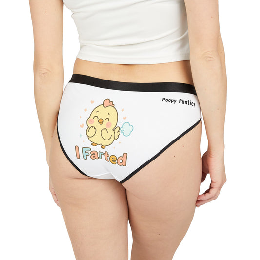 Funny Duck Underwear – Cute 'I Farted' Animal Panties for Women or Teens DUCKY FART Panties