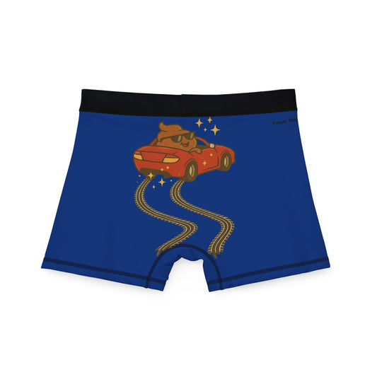 Funny Men’s Underwear – Skidmarks Boxer Briefs | Gag Gift for Him in Dark Blue Men's SKIDMARK Skivvies (Boxer Briefs Edition)