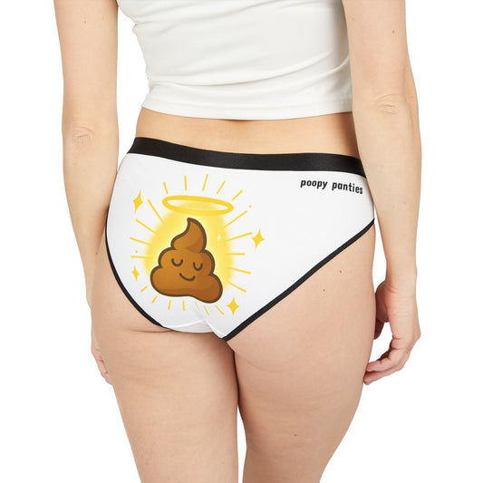Funny Sacred Underwear for Women – Holy Shit Poop Panties with Spiritual Humor SACRED POOP Panties