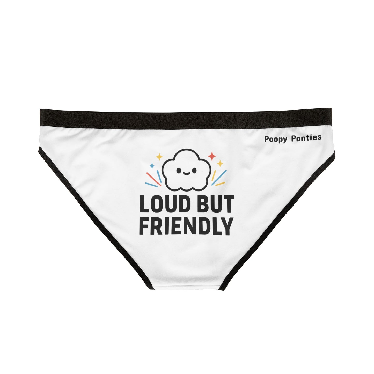 Funny Cloud Fart Underwear – Loud but Friendly Party Panties for Women LOUD BUT FRIENDLY Undies