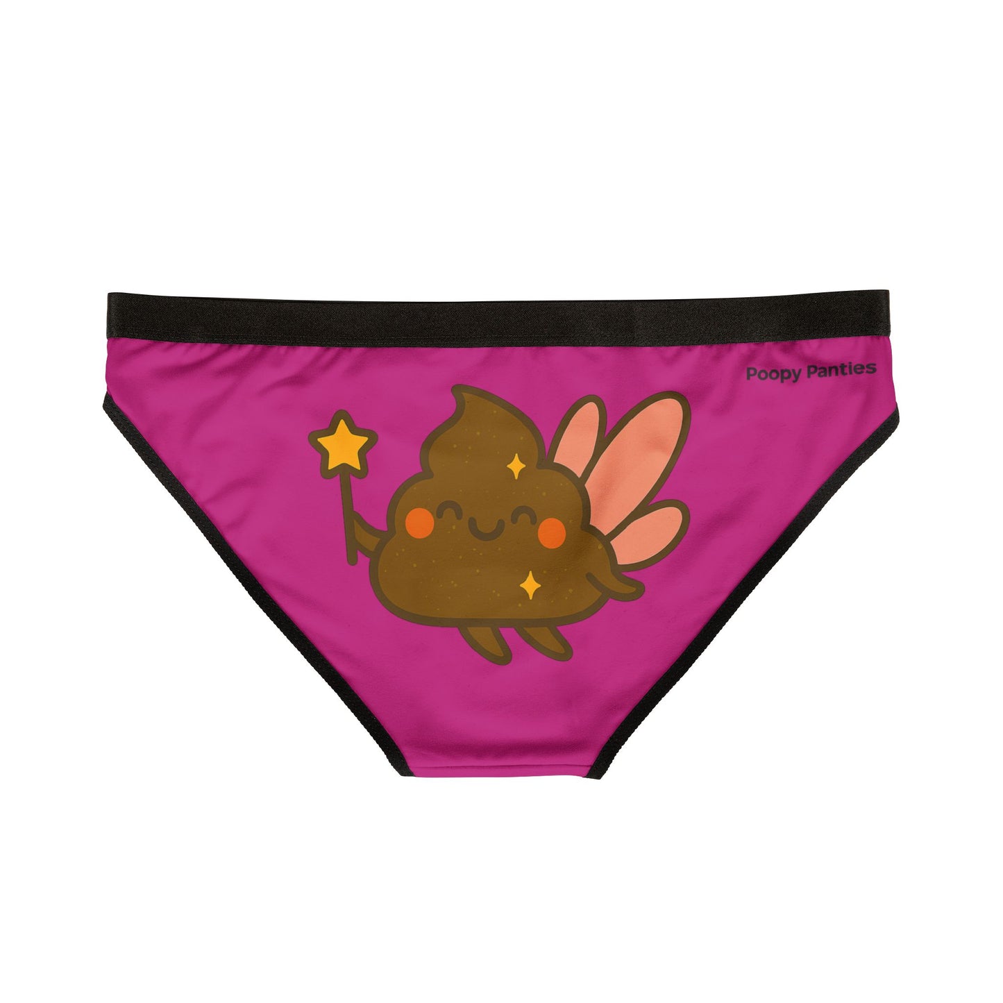 Funny Women's Underwear, Poop Fairy Cute Pink Panties for Gut Health Goddesses, Novelty Gifts, Playful Undergarments, Gut health, Pajama Party Essentials