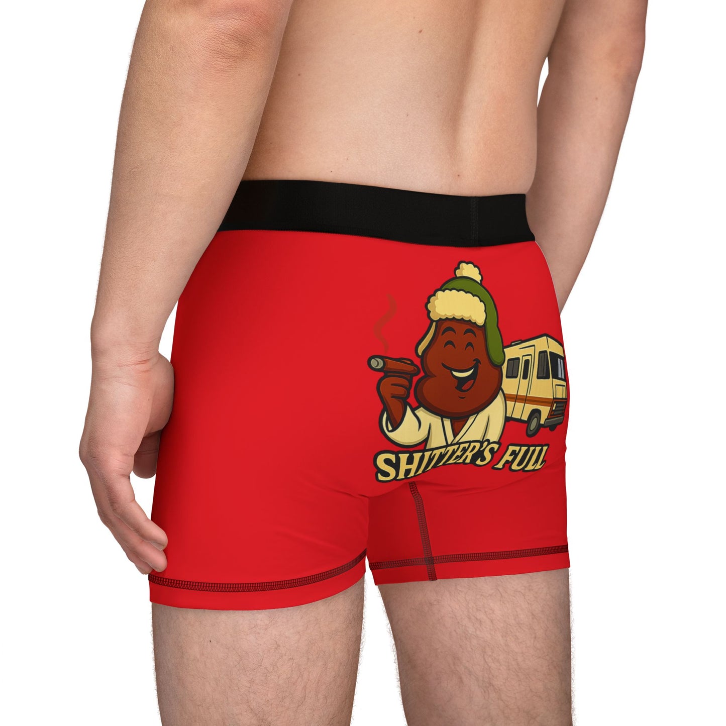 Funny 'Shitter's Full' Novelty Men's Boxers — RV Christmas Vacation Gift