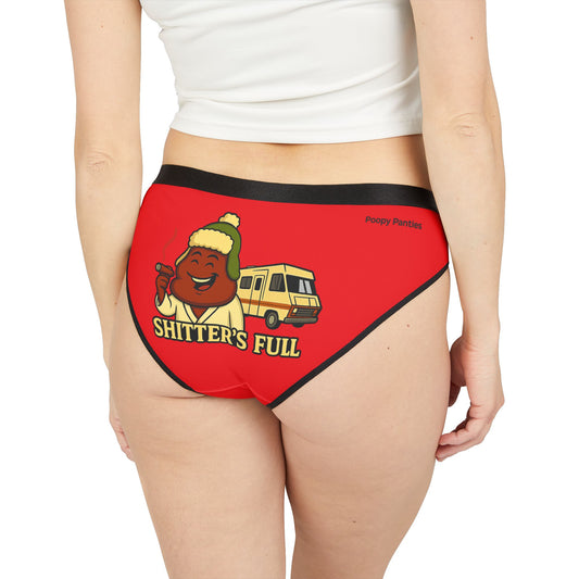 Women's Funny "Shitter's Full" Bikini Underwear — Holiday RV Design