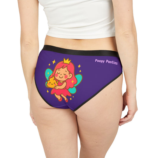 Funny Women's Underwear, magical novelty gift for her, gut health goddess POOP FAIRY Panties